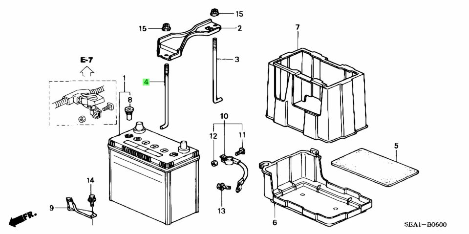 Buy Genuine Honda Sdaa Sda A Bolt Battery Setting