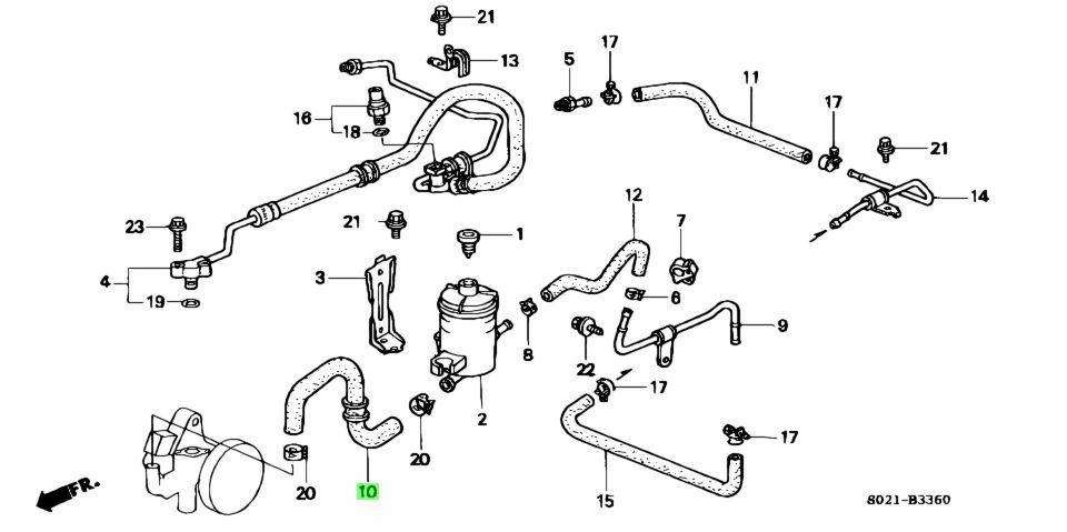 Buy Genuine Honda S J S J Tube Power Steering