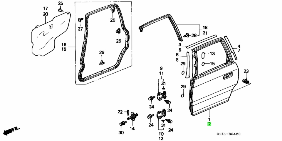 Buy Genuine Honda Sx J Zz Sx J Zz Panel Comp L Rr