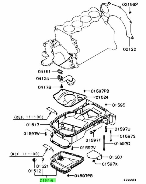 Buy Genuine Mitsubishi Md Oil Pan Eng Lwr Prices Fast Shipping