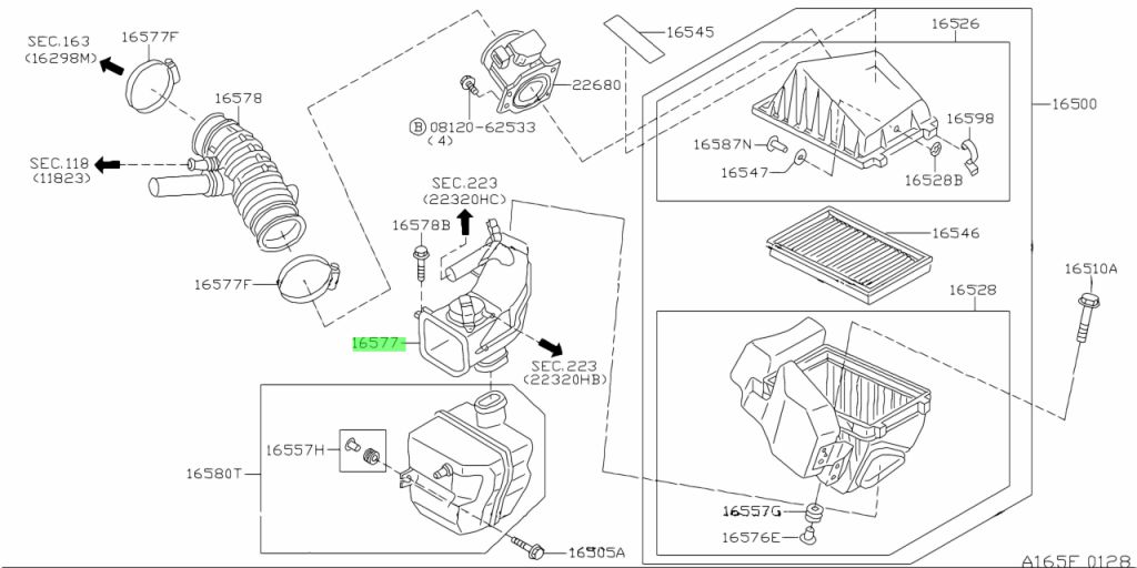 Buy Genuine Nissan N N Duct Assembly Air For