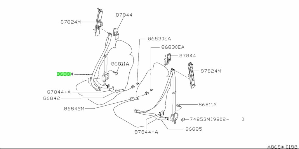 Buy Genuine Nissan V V Belt Assembly Tongue