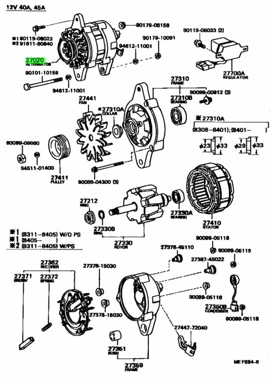 Buy Genuine Toyota Alternator Assy Prices