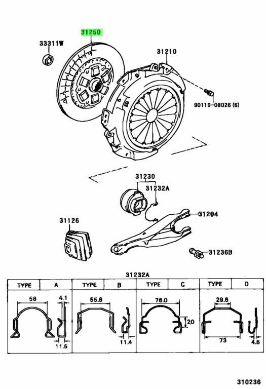 Buy Genuine Toyota Disc Assy Clutch Prices