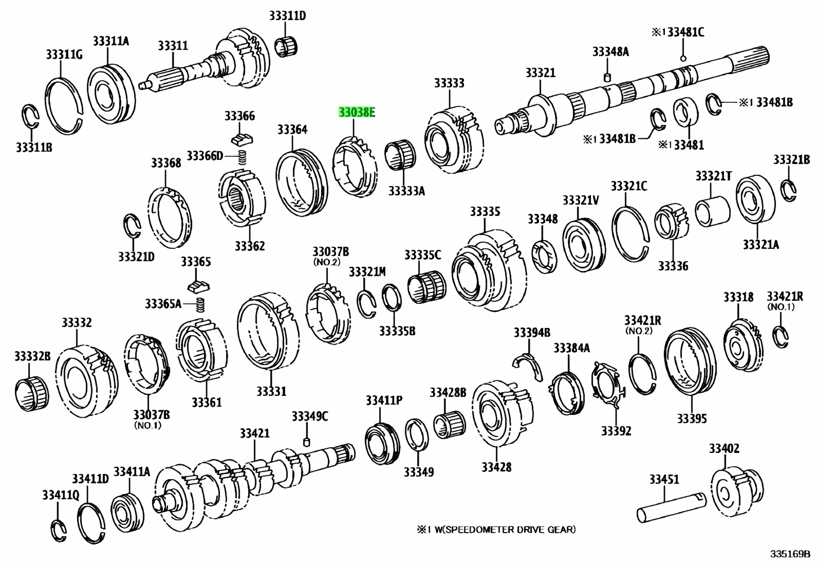 Buy Genuine Toyota K K Ring Set Synchronizer No