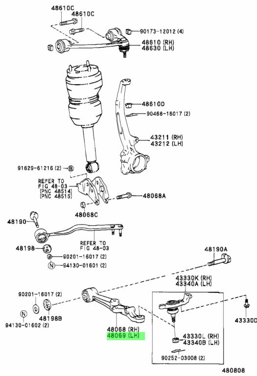 Buy Genuine Toyota Arm Assy Front Suspension