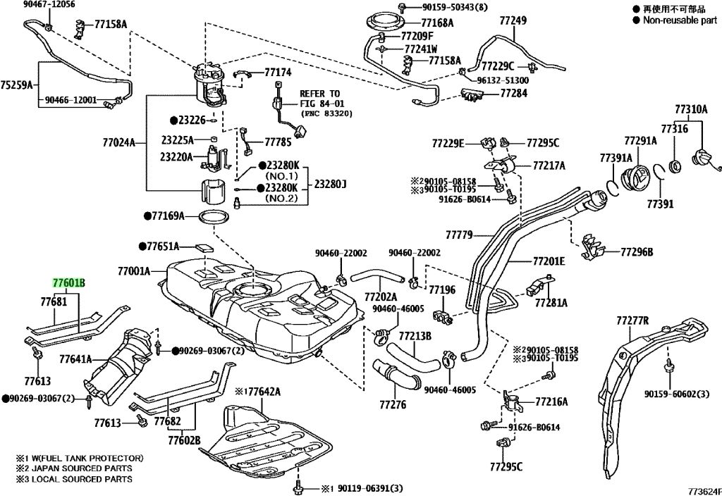 Buy Genuine Toyota Band Sub Assy Fuel Tank