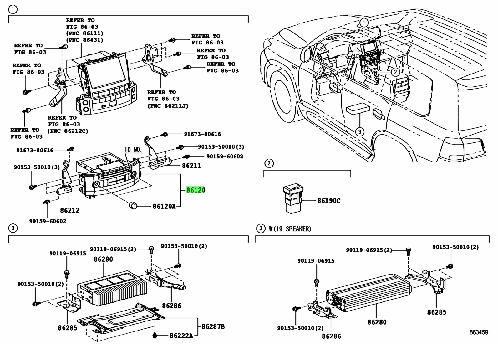 Buy Genuine Toyota G G Receiver Assy Radio For