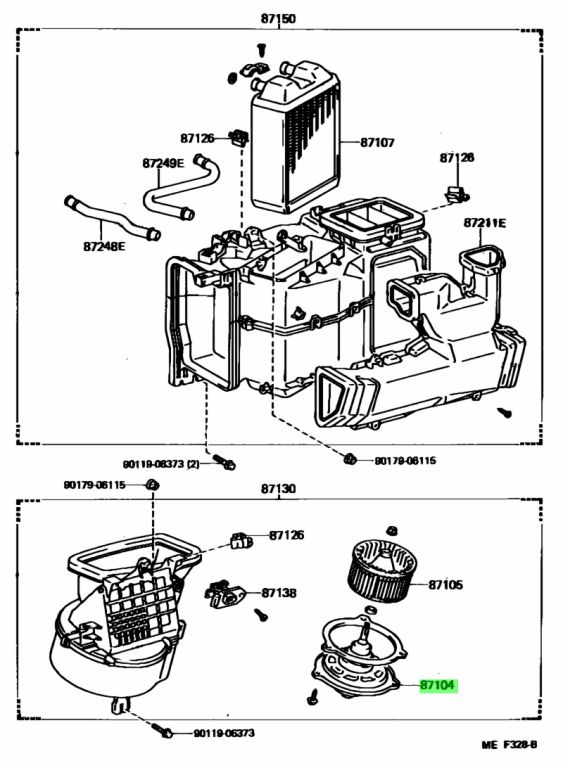 Buy Genuine Toyota K K Motor Sub Assy Heater