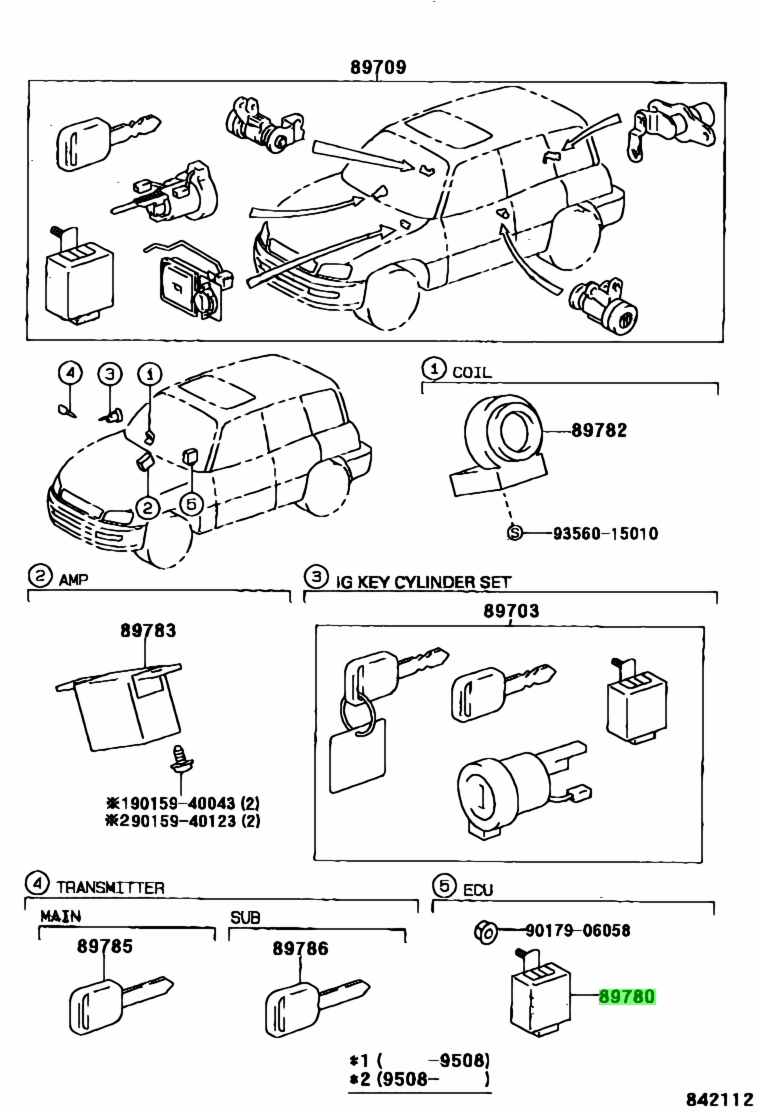 Buy Genuine Toyota Computer Assy Transponder