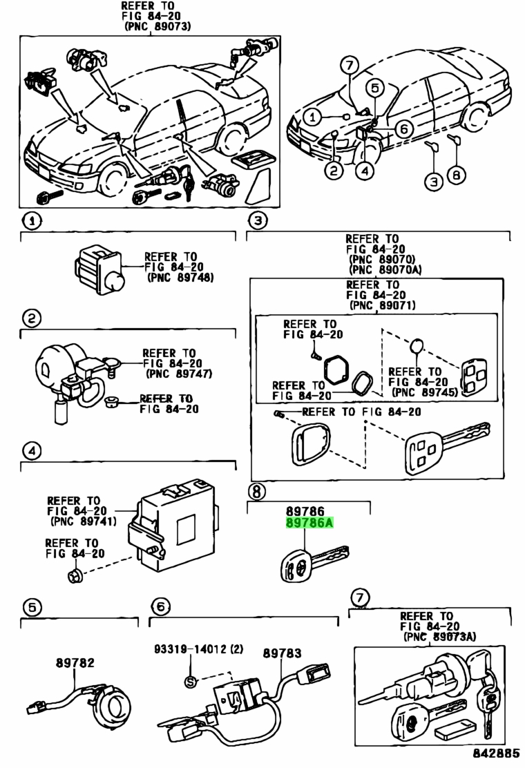 Buy Genuine Toyota Transmitter Transponder