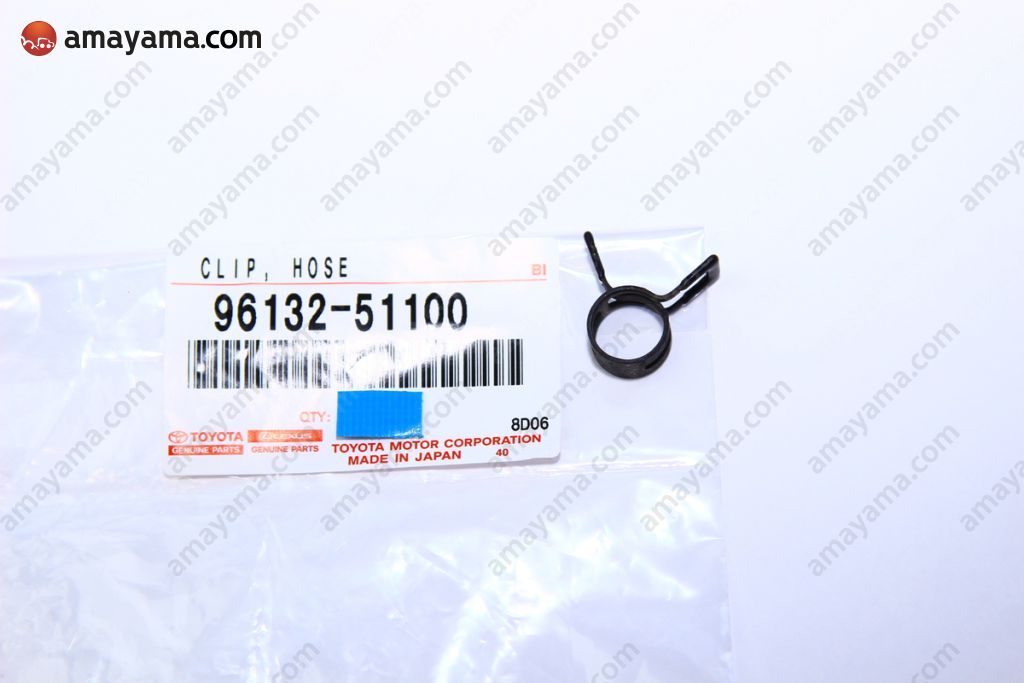 Genuine Toyota 96132-51100 (9613251100) CLAMP (FOR AIR CLEANER ...