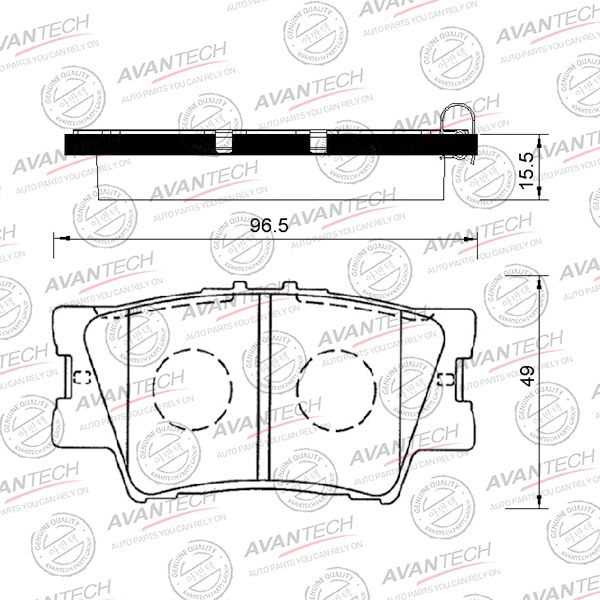 0446642060 колодки тормозные toyota