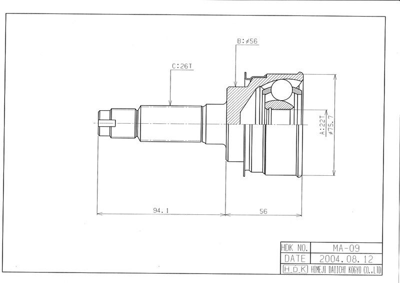 Ma 08. Ma008 HDK. HDK шрус внешний is-008. Шрус 26x56x30 HDK арт. Ma-13. Шрус наружн., HDK, 1 шт, ma008.