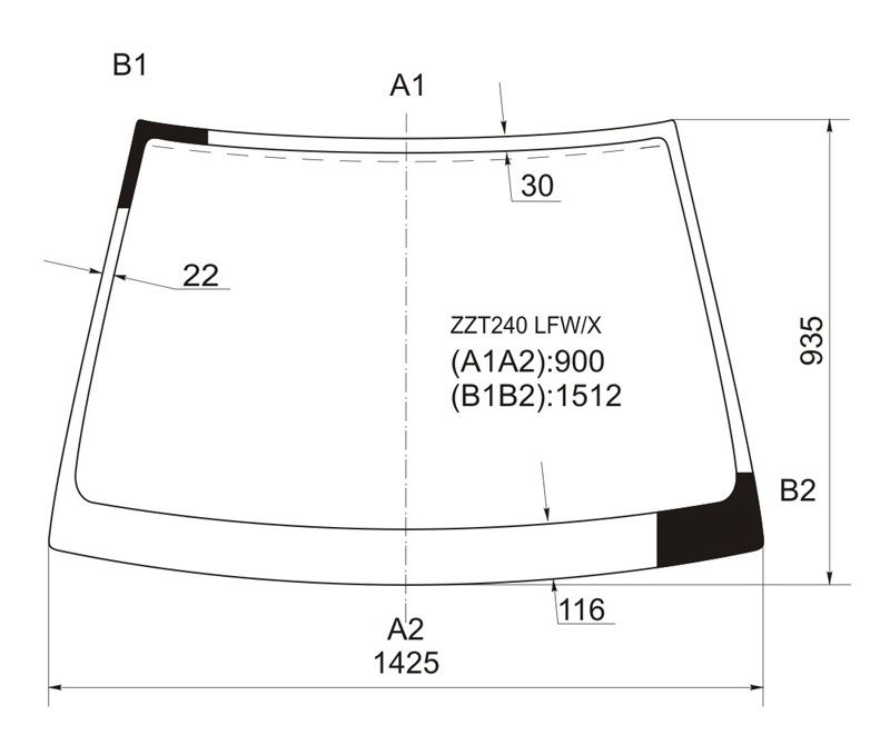 Размер лобового стекла спортейдж