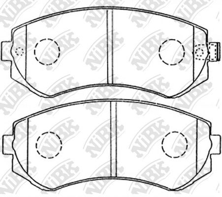 Тормозные колодки nibk фото