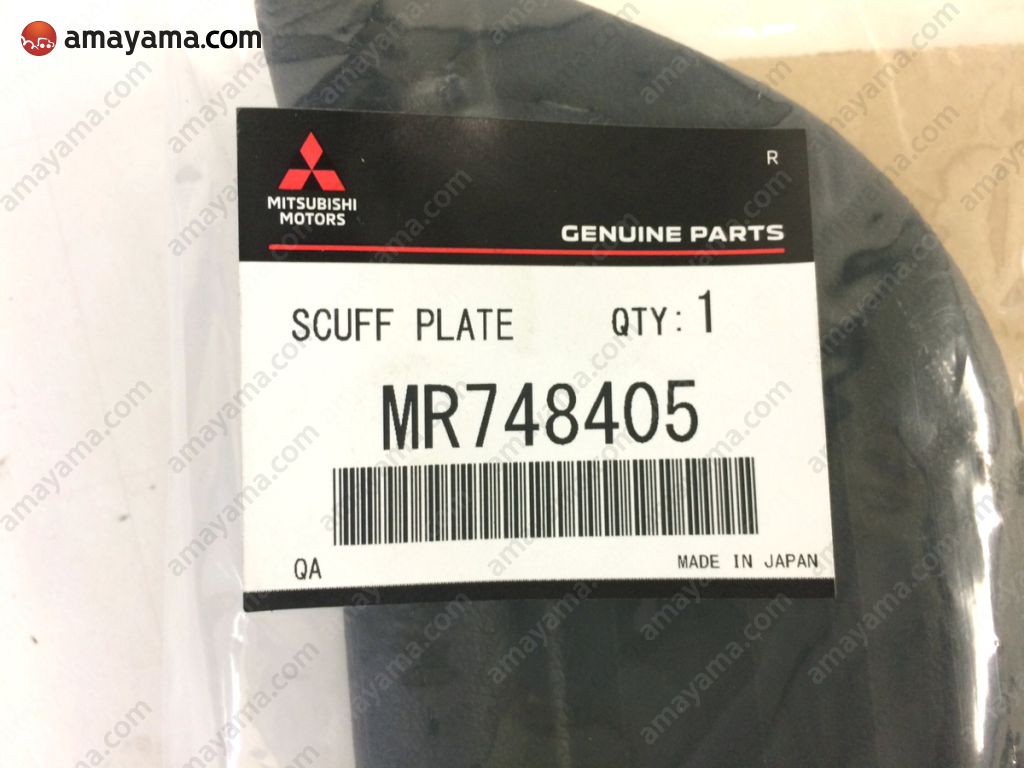Buy Genuine Mitsubishi MR748405 Scuff Plate,rr Rh. Prices, fast shipping,  photos, weight - Amayama