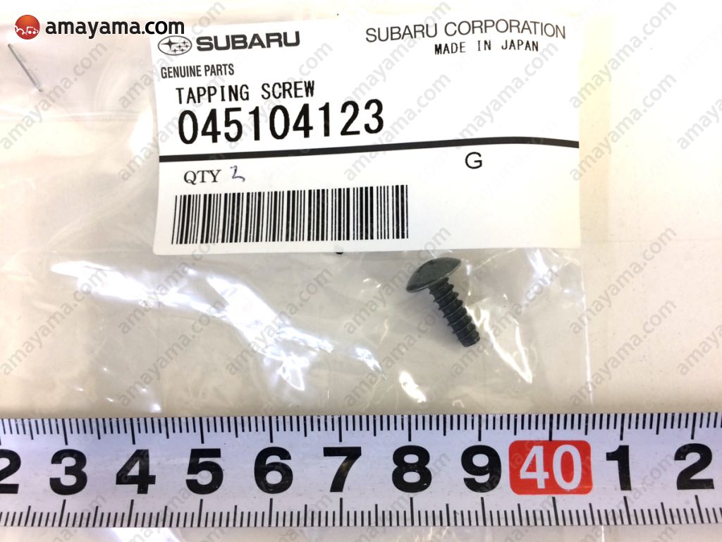 Subaru 045104123 - SCREW