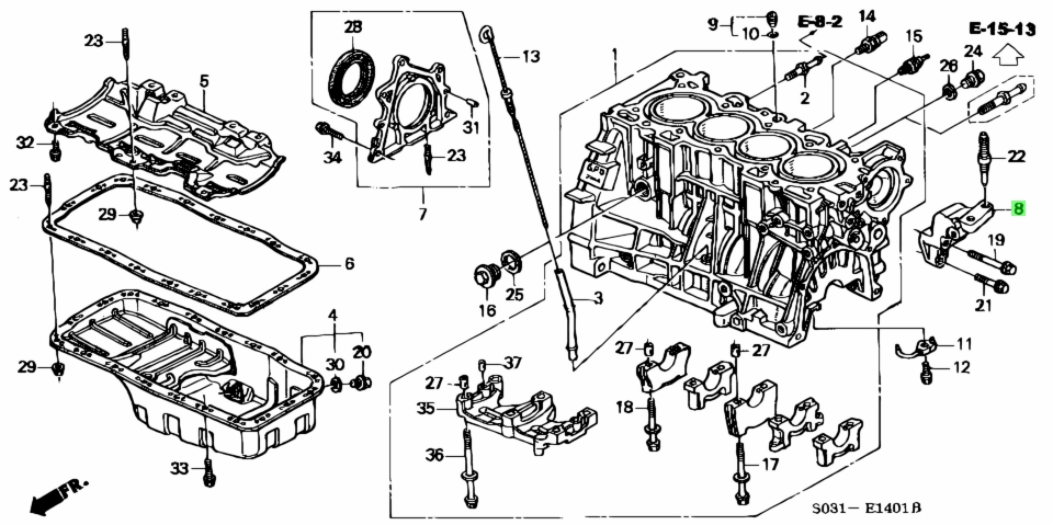 Buy Genuine Honda 11910P30000 (11910-P30-000) Bracket, Engine Mounting ...