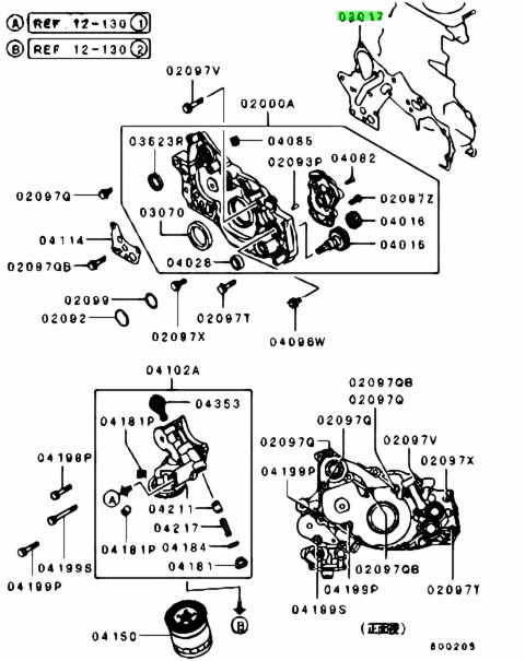 Buy Genuine Mitsubishi MD322521 Gasket,eng Fr Case. Prices, fast ...