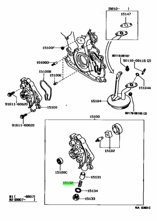 Buy Genuine Toyota 1513240010 (15132-40010) Spring, Oil Pump Relief ...