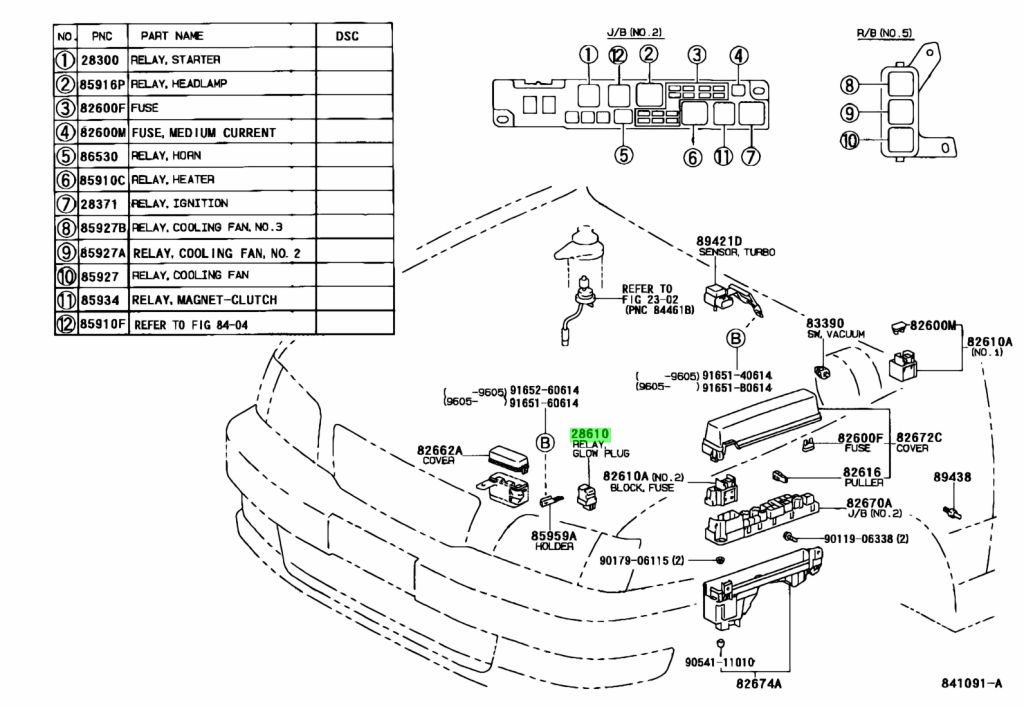 Buy Genuine Toyota 2861067010 (28610-67010) Relay. Prices, fast ...