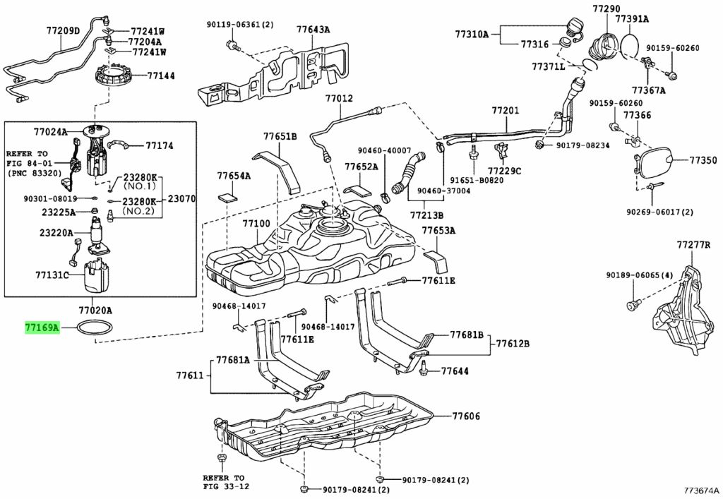 Buy Genuine Toyota 7716930050 (77169-30050) Gasket, Fuel Suction Tube ...