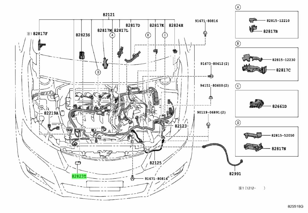 Buy Genuine Toyota 8282322050 (82823-22050) Cap, Terminal. Prices, fast ...