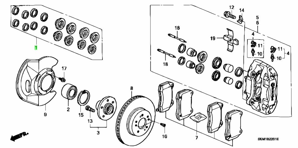 Buy Genuine Honda 01463S6MJ51 (01463-S6M-J51) Seal And Gasket Kit ...