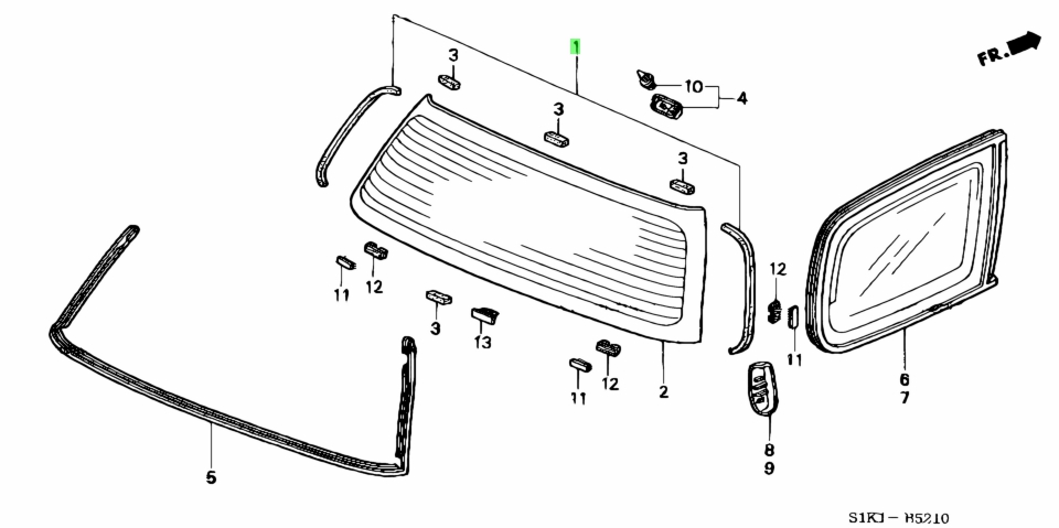 Buy Genuine Honda 04733sx0000 04733 Sx0 000 Rubber Set Rr