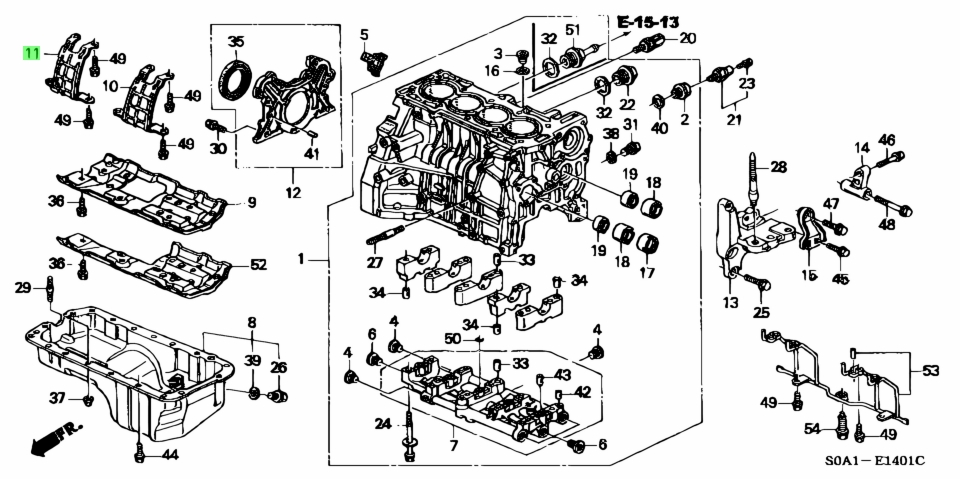 Двигатель r18a honda схема