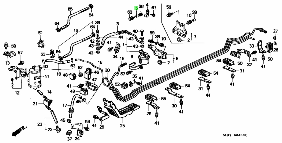 Buy Genuine Honda 16727PT2000 (16727-PT2-000) Collar, Mounting. Prices ...