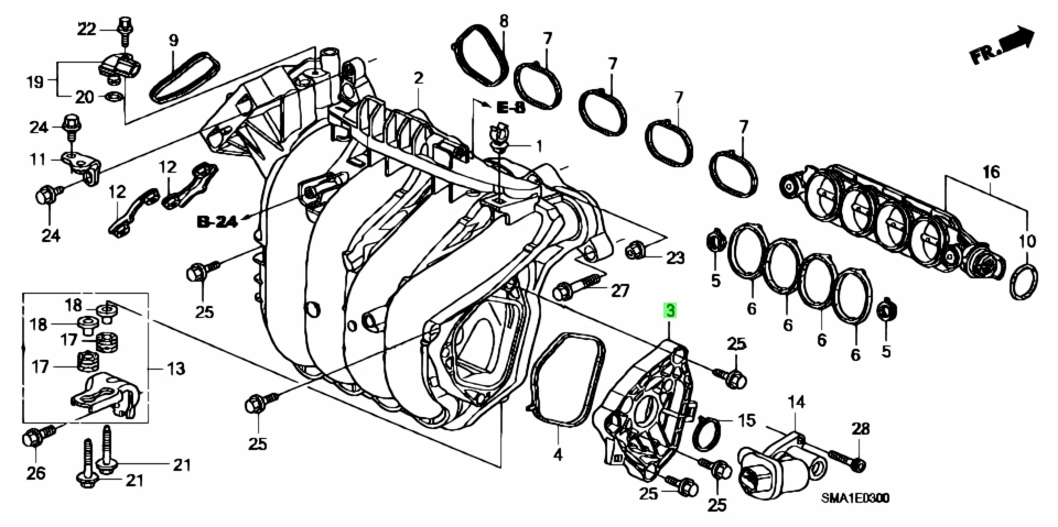 Honda 90011 rna a00