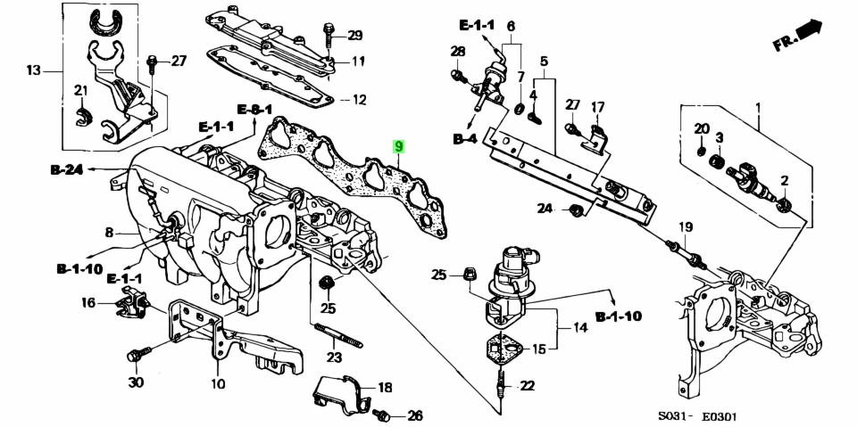 Двигатель r18a honda схема