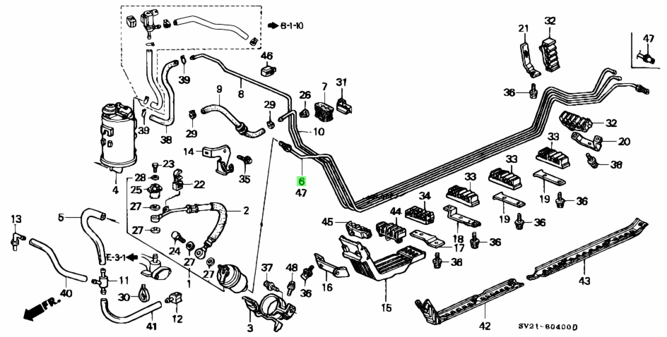 Buy Genuine Honda 17700SV4930 (17700-SV4-930) Pipe Comp., Fuel Feed