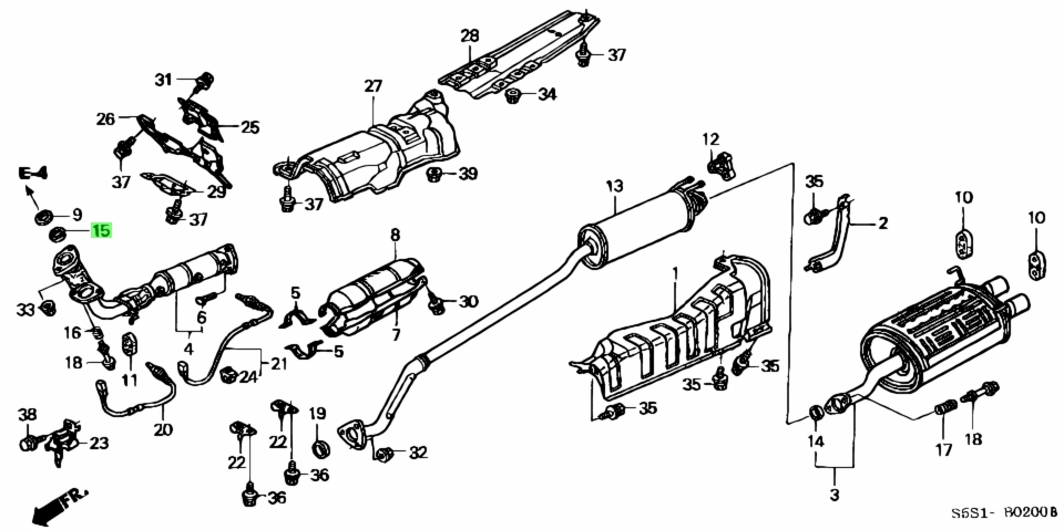 Honda 18229 sna a01 аналог bmw