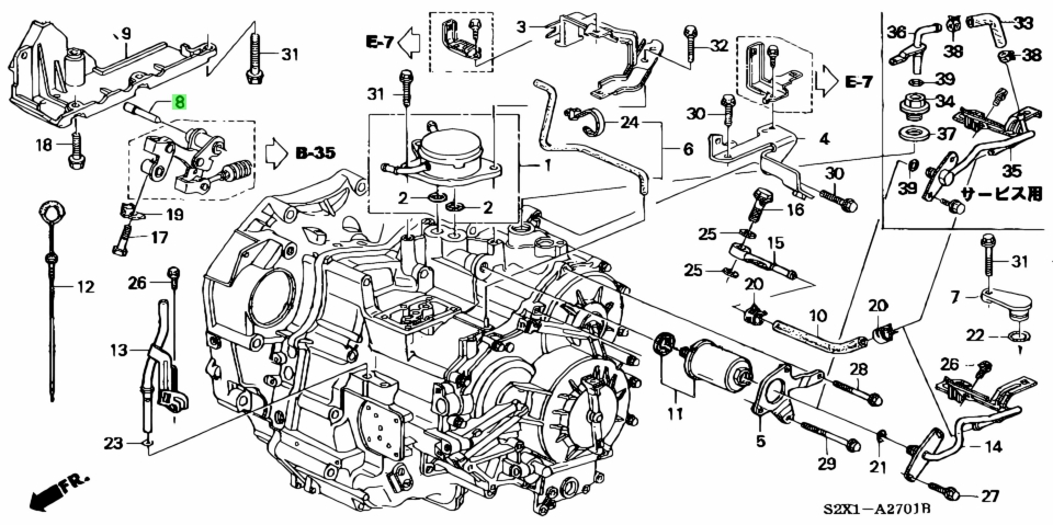 Купить Honda 21210PDM010 (21210-PDM-010) Корпус Металлический. Цены, быстрая дос