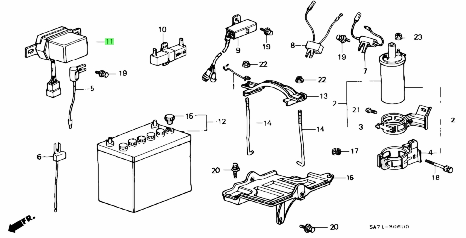 Honda 31400-SA0-013 (31400SA0013)