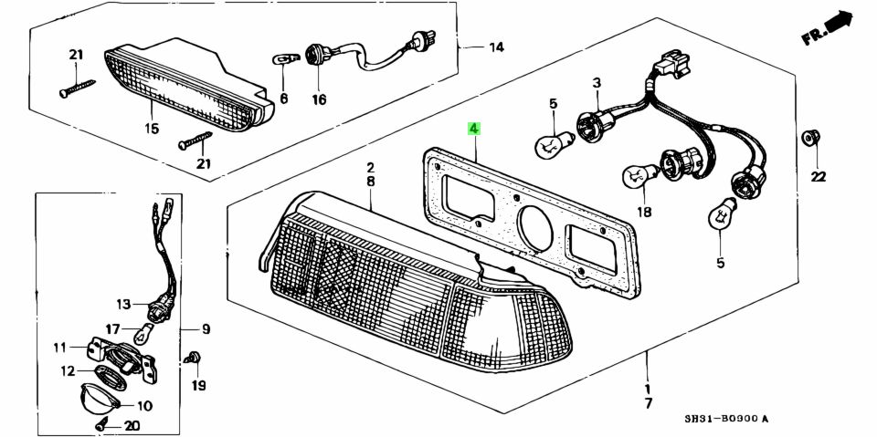 Buy Genuine Honda 33503SH3A01 (33503-SH3-A01) Gasket, Base for Honda ...