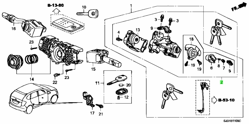 Honda35100-S9A-H52(35100S9AH52)