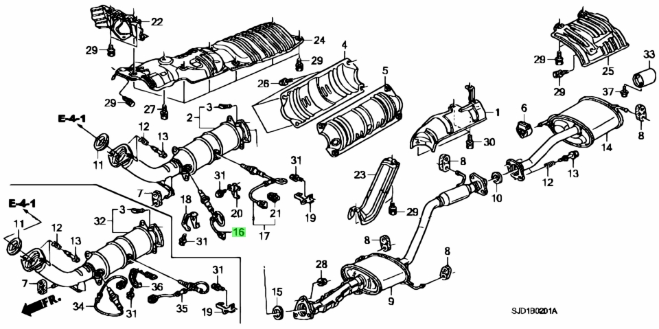 Honda 18229 sna a01 аналог bmw