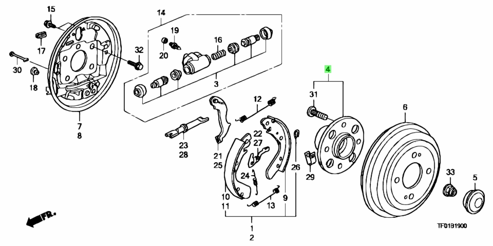 Honda42200-TF0-J51(42200TF0J51)