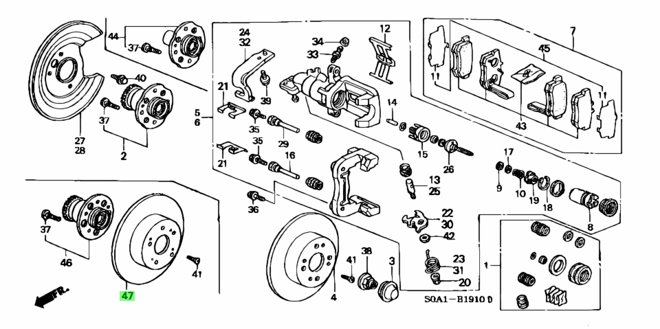 Buy Genuine Honda 42510S0D000 (42510-S0D-000) Disc, Rear Brake. Prices ...