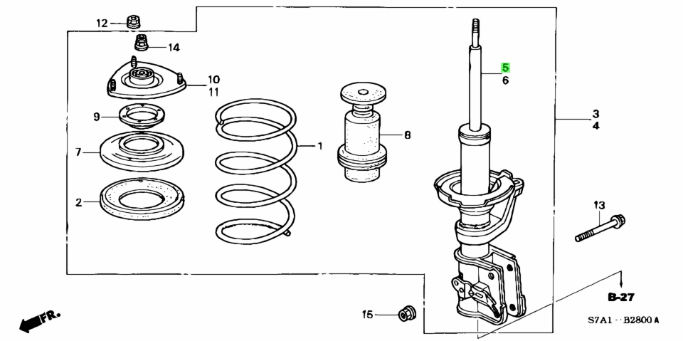 Honda51605-S7A-N08(51605S7AN08)