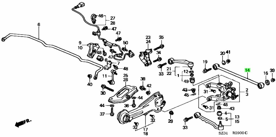 Buy Genuine Honda 52355SZ3010 (52355-SZ3-010) Arm Comp., Rr. Lower (B ...