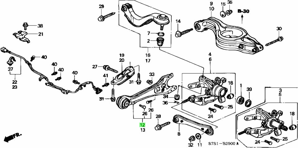 Buy Genuine Honda 52371s7s000 (52371-s7s-000) Arm, Suspension For Honda 