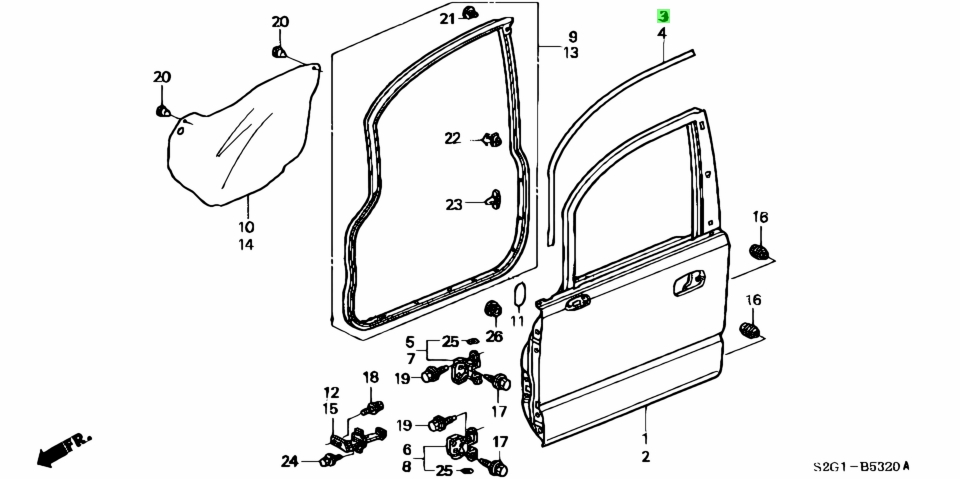 Buy Genuine Honda 67325S2G003ZA (67325-S2G-003ZA) Emblem for Honda Capa ...