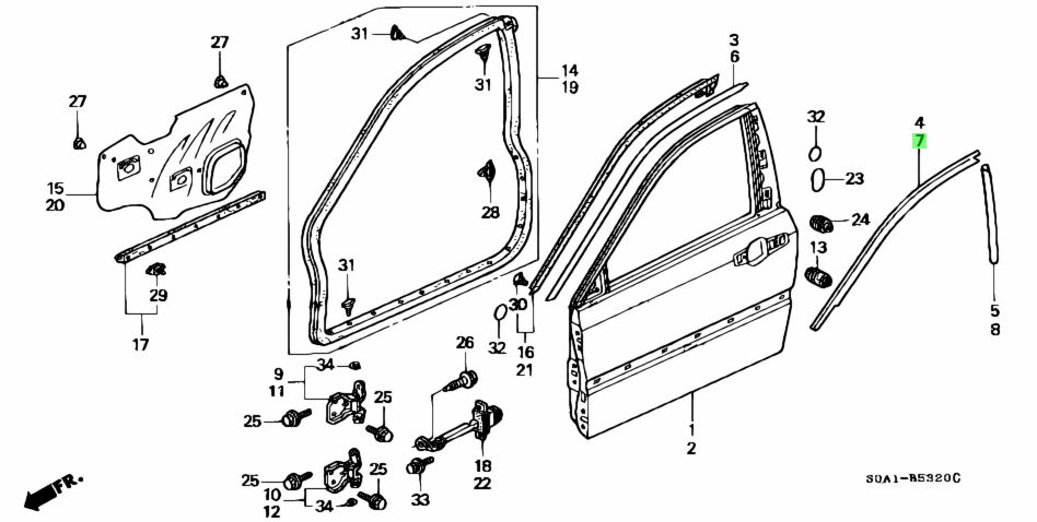 Buy Genuine Honda 67366S0A003ZA (67366-S0A-003ZA) Emblem. Prices, fast ...