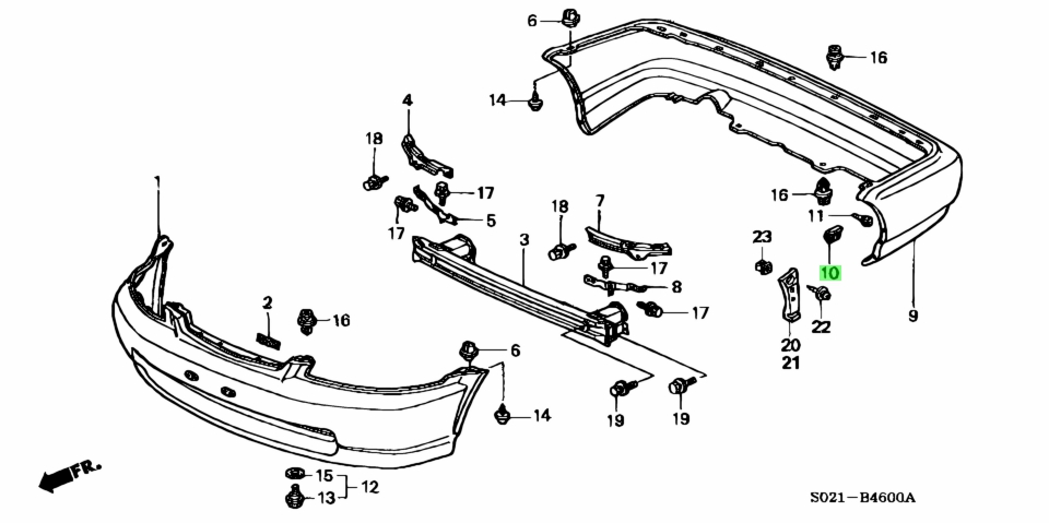 Honda71598-SL4-013(71598SL4013)