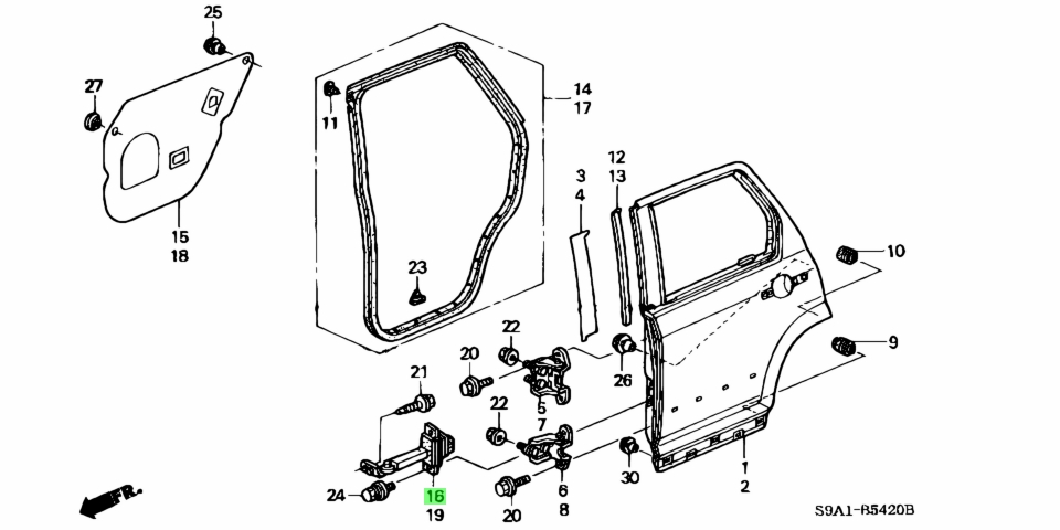 Купить Honda 72671S2X003 (72671-S2X-003) Тросик для Honda Avancier. Фотографии, 